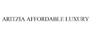 ARITZIA AFFORDABLE LUXURY trademark