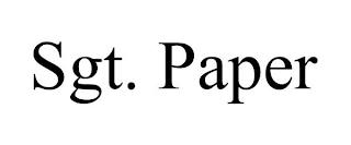 SGT. PAPER trademark