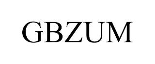 GBZUM trademark