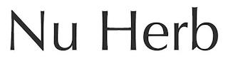 NU HERB trademark