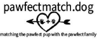 PAWFECTMATCH.DOG MATCHING THE PAWFECT PUP WITH THE PAWFECT FAMILY trademark