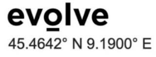 EVOLVE 45.4642° N 9.1900° E trademark