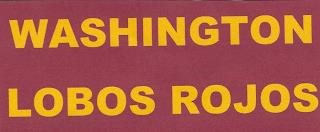 WASHINGTON LOBOS ROJOS trademark