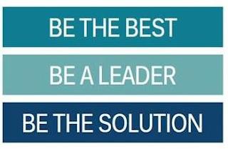 BE THE BEST BE A LEADER BE THE SOLUTION trademark