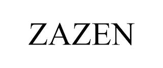 ZAZEN trademark