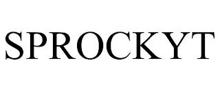 SPROCKYT trademark