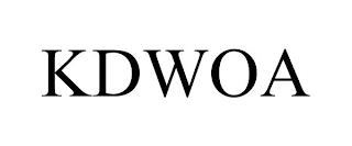 KDWOA trademark