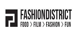 FD FASHION DISTRICT FOOD FILM FASHION FUN trademark