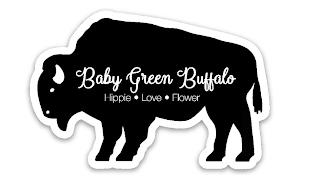 BABY GREEN BUFFALO HIPPIE · LOVE · FLOWER trademark