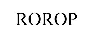 ROROP trademark