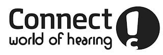 CONNECT WORLD OF HEARING ! trademark