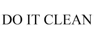 DO IT CLEAN trademark