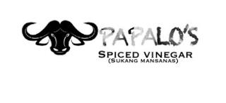 PAPALO'S SPICED VINEGAR (SUKANG MANSANAS) trademark