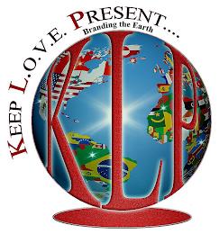 KLP KEEP L.O.V.E. PRESENT .... BRANDING THE EARTH trademark