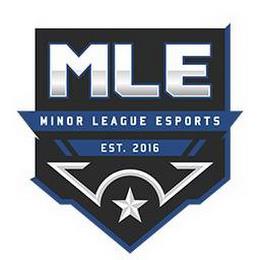 MLE MINOR LEAGUE ESPORTS EST. 2016 trademark