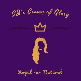 SJ'S CROWN OF GLORY ROYAL -N- NATURAL trademark