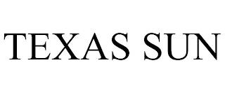 TEXAS SUN trademark