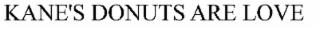 KANE'S DONUTS ARE LOVE! trademark