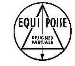 EQUIPOISE DESIGNED PARTIALS trademark