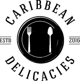 CARIBBEAN DELICACIES ESTD 2016 trademark