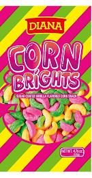 DIANA CORNBRIGHTS SUGAR COATED VANILLA FLAVORED CORN SNACK NETWT. 4.76 OZ (135G) trademark