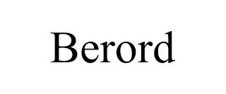 BERORD trademark