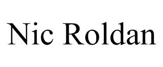 NIC ROLDAN trademark