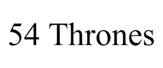 54 THRONES trademark