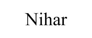 NIHAR trademark