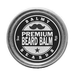 BALMY BEARDS PREMIUM BEARD BALM 2OZ 60G trademark