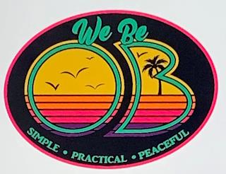 WE BE OB SIMPLE · PRACTICAL · PEACEFUL trademark