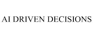 AI DRIVEN DECISIONS trademark