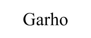 GARHO trademark