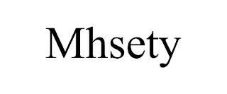 MHSETY trademark