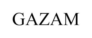 GAZAM trademark