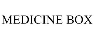 MEDICINE BOX trademark