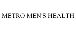 METRO MEN'S HEALTH trademark