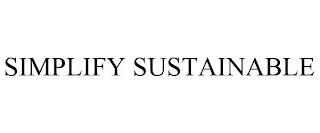 SIMPLIFY SUSTAINABLE trademark