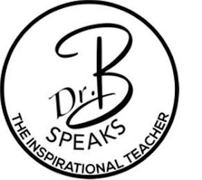 DR. B SPEAKS THE INSPIRATIONAL TEACHER trademark