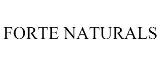 FORTE NATURALS trademark