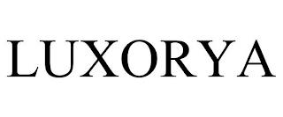 LUXORYA trademark