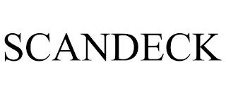 SCANDECK trademark