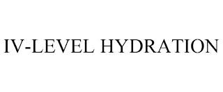 IV-LEVEL HYDRATION trademark