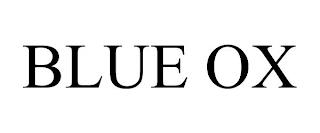 BLUE OX trademark