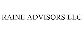 RAINE ADVISORS LLC trademark