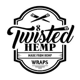 TWISTED HEMP MADE FROM HEMP WRAPS trademark