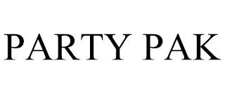 PARTY PAK trademark