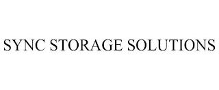 SYNC STORAGE SOLUTIONS trademark