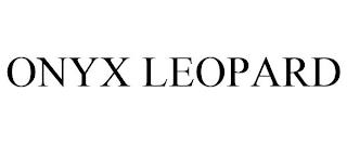 ONYX LEOPARD trademark