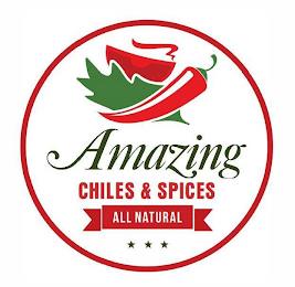 AMAZING CHILES & SPICES ALL NATURAL trademark